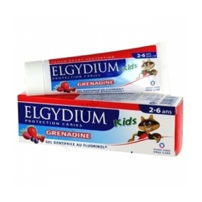 ELGYDIUM Kids Οδοντόπαστα 2-6 ετών κόκκινα φρούτα 50ml