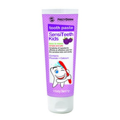 FREZYDERM SensiTeeth Kids Tooth Paste 500ppm - Crazy Berry- 50ml