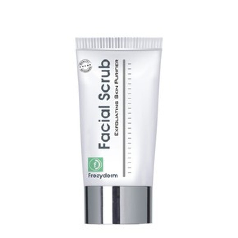 FREZYDERM Facial Scrub - Gel Καθαρισμού και Απολέπισης για το Πρόσωπο και το Λαιμό 100ml