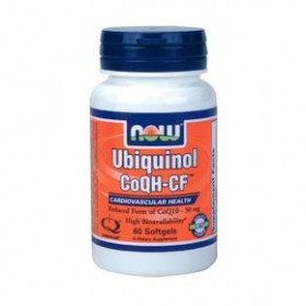 NOW FOODS Ubiquinol CoQH-CF 60 Soft Gels