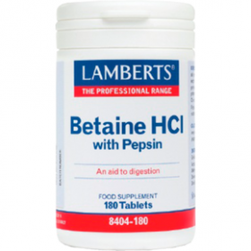 LAMBERTS Betaine HCI 324mg/Pepsin 5mg 180 tabs