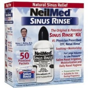 NEILMED Sinus Rinse Σύστημα Ρινικών πλύσεων για ενήλικες 1 Συσκευή + 60 ανταλλακτικά φακελάκια