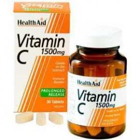 HEALTH AID Vitamin C 1500mg Prolonged Release 30 veg tabs