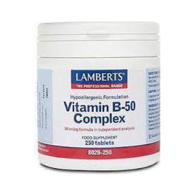 LAMBERTS Vitamin B-50 Complex 250 δισκία LAMBERTS Vitamin B-50 Complex 250 δισκία