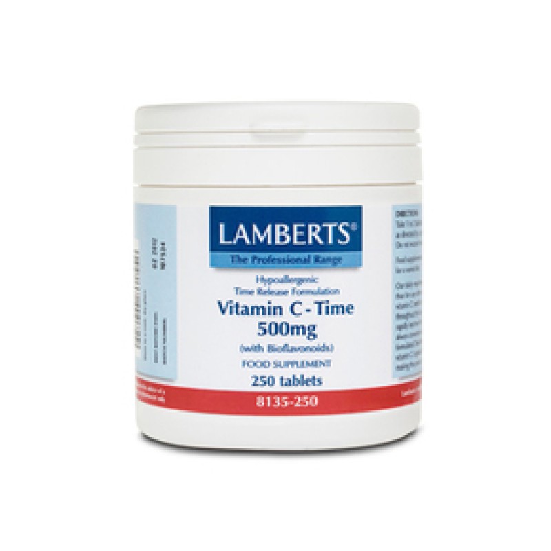 LAMBERTS Vitamin C 500mg Time Release 250 δισκία