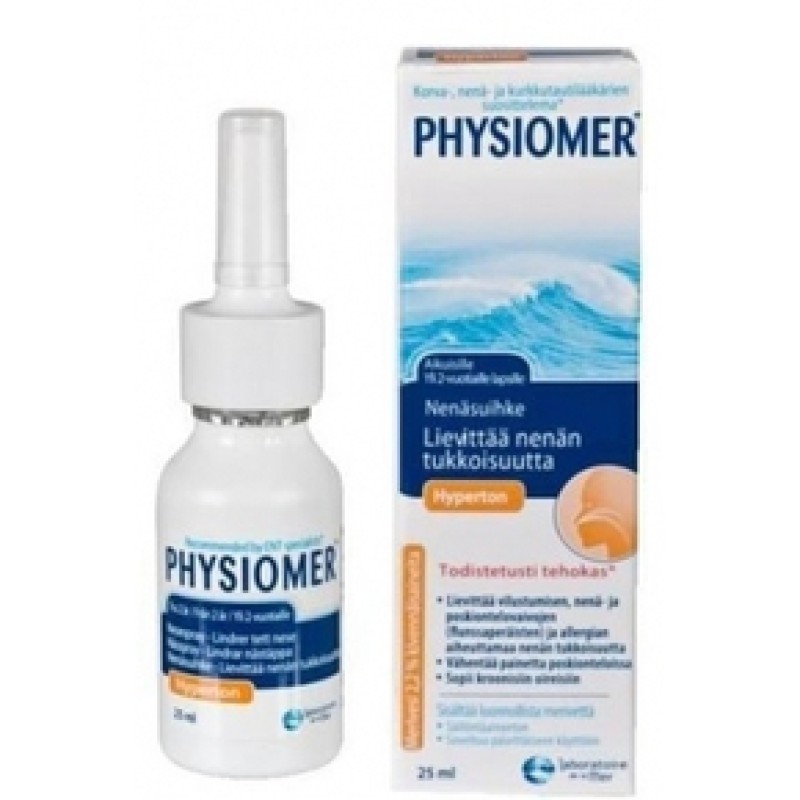 PHYSIOMER Ρινικό Αποσυμφορητικό για Ενήλικες και Παιδιά 6+ Υπέρτονο 135ml