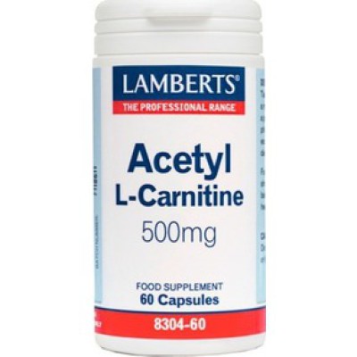 LAMBERTS Acetyl L-Carnitine 500mg 60 caps LAMBERTS Acetyl L-Carnitine 500mg 60 caps
