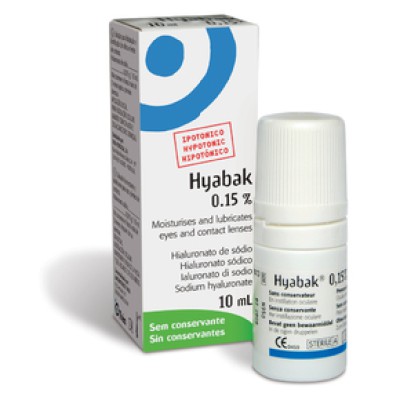 HYABAK Protector 0.15% Οφθαλμικές Σταγόνες 10ml  HYABAK Protector 0.15% Οφθαλμικές Σταγόνες 10ml