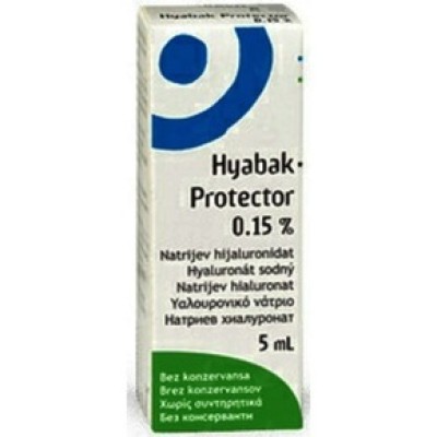 HYABAK Protector 0.15% Οφθαλμικές Σταγόνες 5ml  HYABAK Protector 0.15% Οφθαλμικές Σταγόνες 5ml