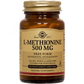 SOLGAR L- Methionine 500 mg 30 δισκία