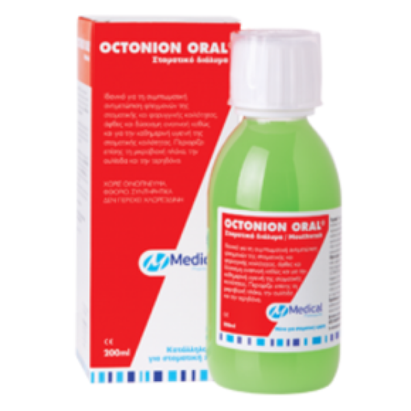 MEDICAL Octonion Oral Mouthwah Φυτικό Στοματικό Διάλυμα με 6 Βότανα 200ml