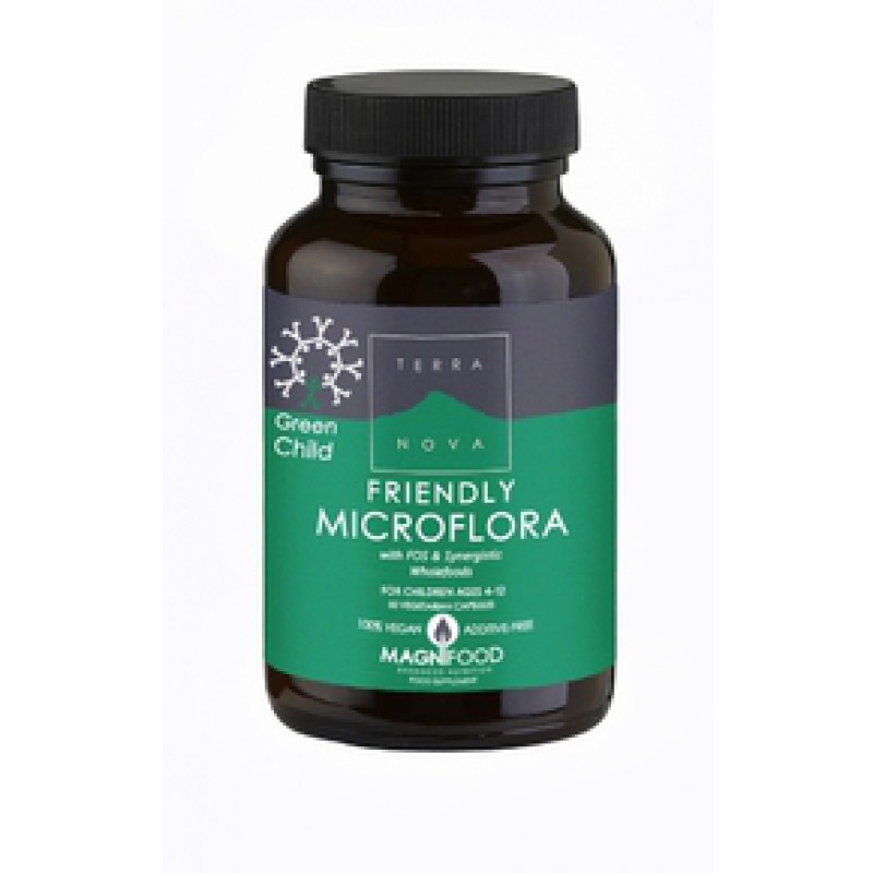 TERRANOVA Green Child Friendly Microflora 50caps