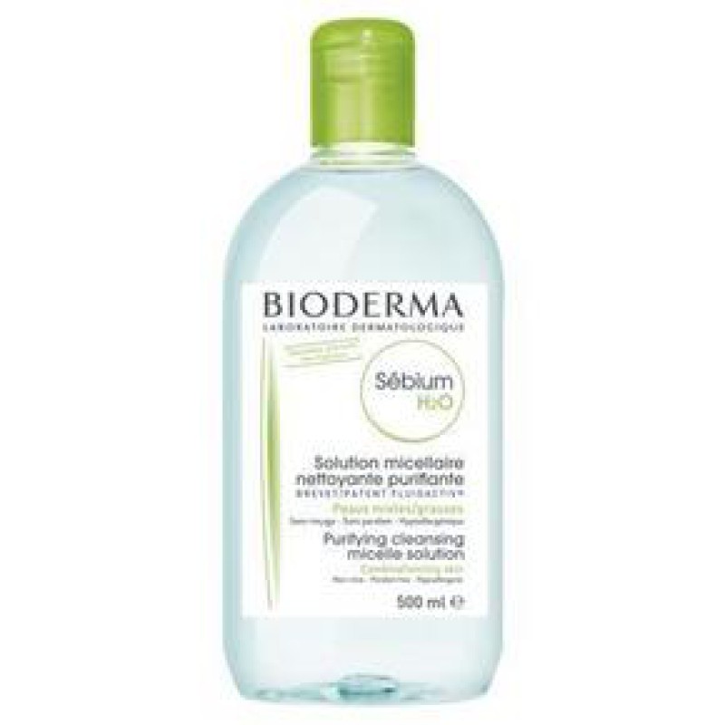 BIODERMA Sébium H2O Καθαριστικό Προσώπου - Ντεμακιγιάζ 500ml