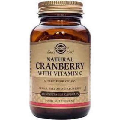 SOLGAR Cranberry Extract with Vitamin C 60 δισκία SOLGAR Cranberry Extract with Vitamin C 60 δισκία