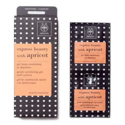 APIVITA Express Beauty Gel ήπιας απολέπισης με βερύκοκο 2x8ml APIVITA Express Beauty Gel ήπιας απολέπισης με βερύκοκο 2x8ml