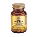 SOLGAR Zinc Picolinate 22mg 100 δισκία