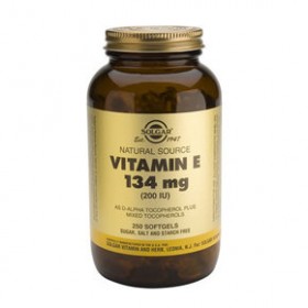 SOLGAR Vitamin E 134mg NATURAL 200IU 250 δισκία