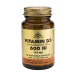 SOLGAR Vitamin D3 15mg 600IU 60 δισκία