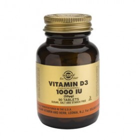 SOLGAR Vitamin D3 25mg 1000IU 90 δισκία
