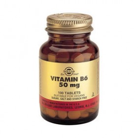 SOLGAR Vitamin Β6 50mg 100 δισκία