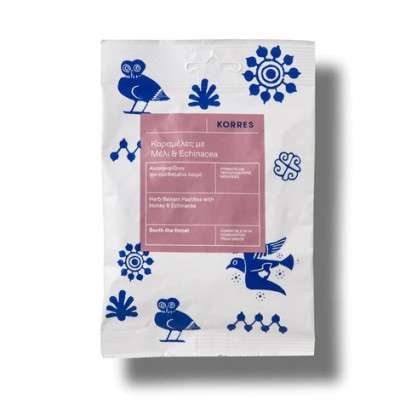 KORRES Καραμέλες με Αιθέριο Έλαιο από Μέλι & Echinacea 15τμχ
