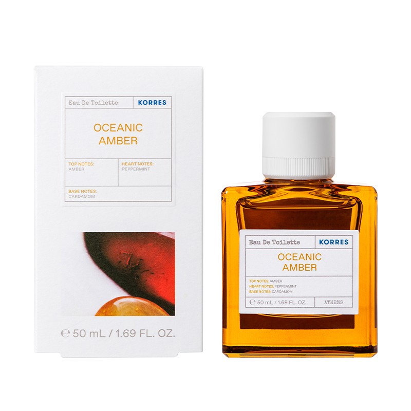 KORRES Eau De Toilette Oceanic Amber Ανδρικό Άρωμα 50ml