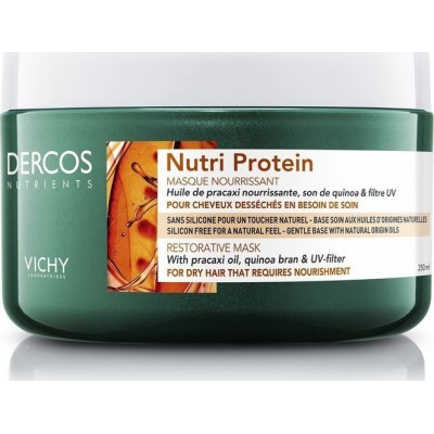 VICHY Dercos Nutrients Nutri Protein Restorative Mask Μάσκα Αναδόμησης για Ξηρά Μαλλιά 250ml