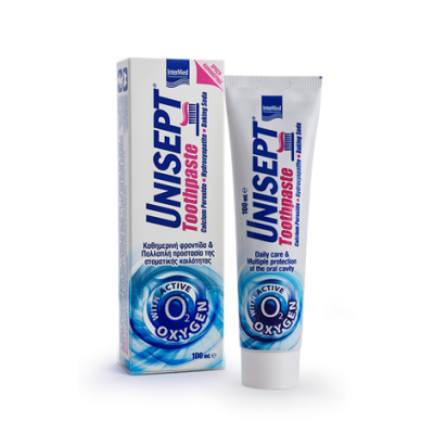 INTERMED Unisept Toothpaste Οδοντόκρεμα με Ενεργό Οξυγόνο για Καθημερινή Χρήση 100ml