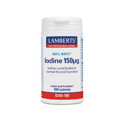 LAMBERTS Iodine Ιώδιο 150μg 180 Δισκία