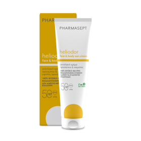 PHARMASEPT Heliodor Face & Body Sun Cream Αντηλιακή Κρέμα Προσώπου και Σώματος Υψηλής Προστασίας SPF50 150ml