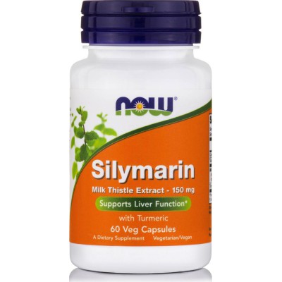NOW FOODS Milk Thistle/Silymarin 150mg 60 Φυτικές Κάψουλες