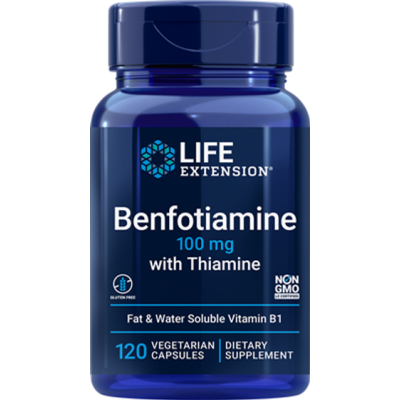LIFE EXTENSION Benfotiamine with Thiamine B1 100mg 120 caps