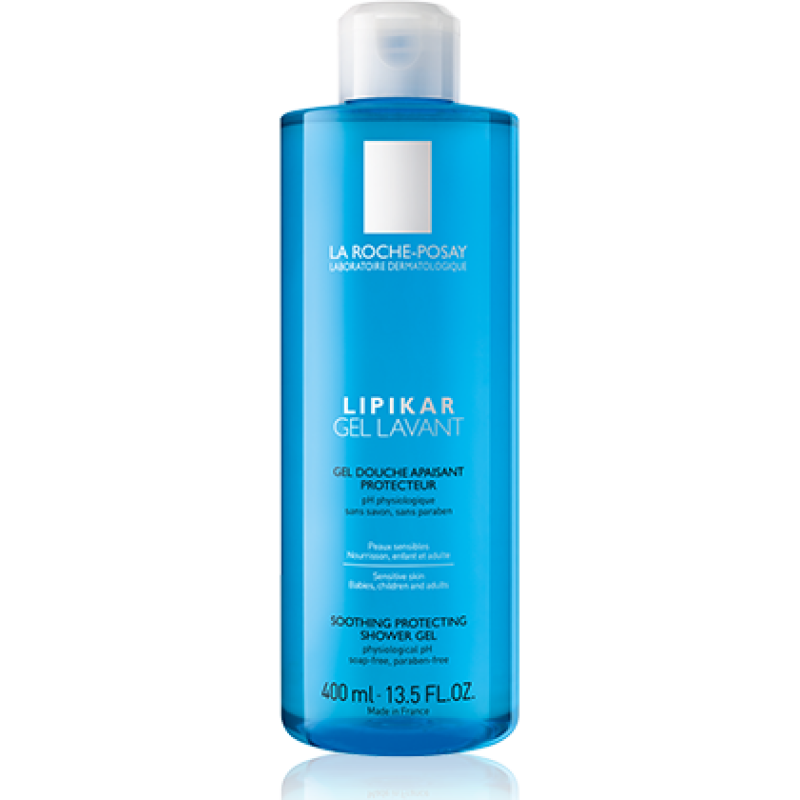 LA ROCHE POSAY Lipikar Gel Lavant Soothing Protecting Shower Gel Χωρίς paraben - Xωρίς σαπούνι 400ml