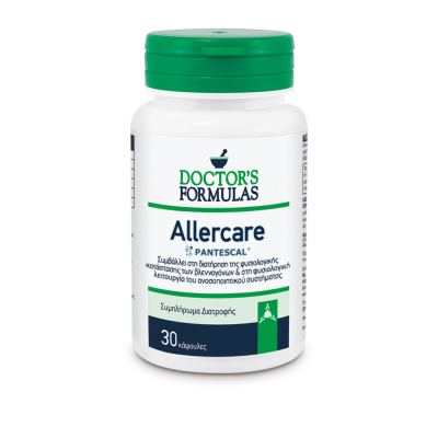 DOCTOR'S FORMULAS Allercare Συμπλήρωμα Διατροφής Κατά των Αλλεργιών 30 Κάψουλες