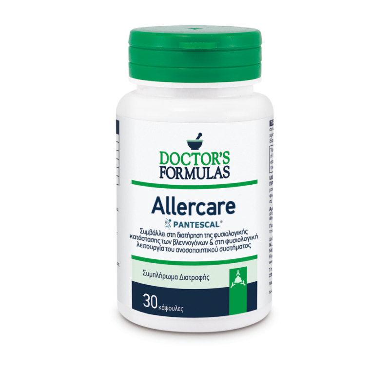 DOCTOR'S FORMULAS Allercare Συμπλήρωμα Διατροφής Κατά των Αλλεργιών 30 Κάψουλες