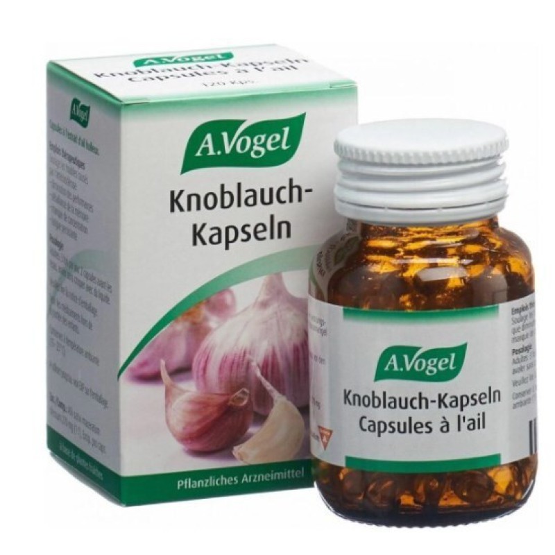 A.VOGEL Garlic Συμπλήρωμα Διατροφής με Φρέσκο Σκόρδο και Βιταμίνη E 120 Κάψουλες
