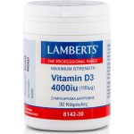 LAMBERTS Vitamin D3 4000IU (Βιταμίνη D) 30tabs