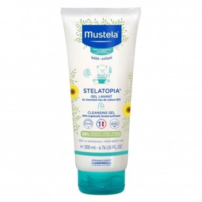 MUSTELA Stelatopia Cleansing Gel Αφροντούς για Σώμα & Μαλλιά 200ml