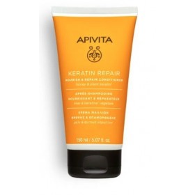 APIVITA Keratin Repair Conditioner Κρέμα Μαλλιών Θρέψης & Επανόρθωσης με Μέλι και Φυτική Κερατίνη 150ml
