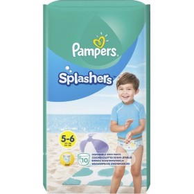 PAMPERS Splashers Πάνα-Μαγιό No5-6 (14kg+) 10τμχ
