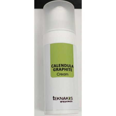 TEKNAKIS Φαρμακείο Calendula Graphite Cream Φυσική Φόρμουλα σε Μορφή Κρέμας για Ανάπλαση & Ραγάδες 50ml