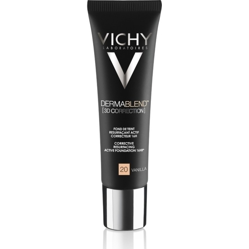 VICHY Dermablend 3D Correction 16H SPF25 Διορθωτικό Make Up Απόχρωση Vanilla 20 30ml 
