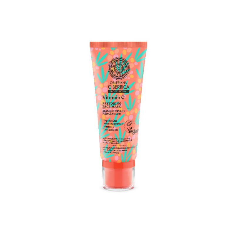 OBLEPIKHA C-BERRICA Professional Vitamin C Restoring Face Mask Μάσκα Προσώπου Επανόρθωσης 100ml