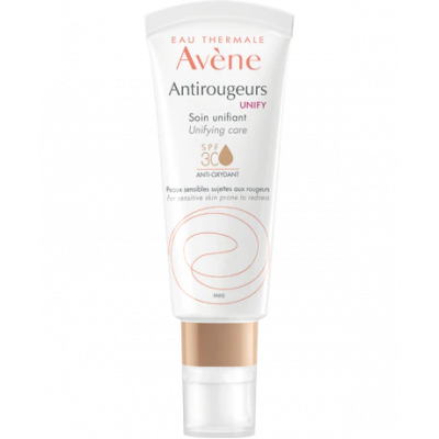 AVENE Antirougeurs Unify Soin Unifiant Κρέμα Προσώπου με Χρώμα για Ευαίσθητο Δέρμα με Τάση για Κοκκινίλες SPF30 40ml