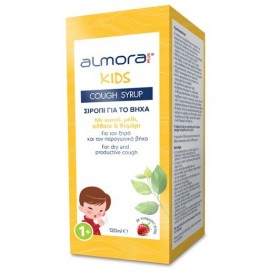 ALMORA Plus Kids Cough Syrup Παιδικό Σιρόπι για τον Ξηρό και Παραγωγικό Βήχα με Γεύση Φράουλα απο 1 Έτους 120ml