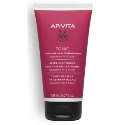 APIVITA Tonic Conditioner Τονωτική Κρέμα για Αδύναμα Μαλλιά με Ιπποφαές & Δάφνη 150ml