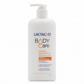 LACTACYD BodyCare Deeply Nourishing Shower Κρεμώδες Αφρόλουτρο για Πρόσωπο και Σώμα 300ml