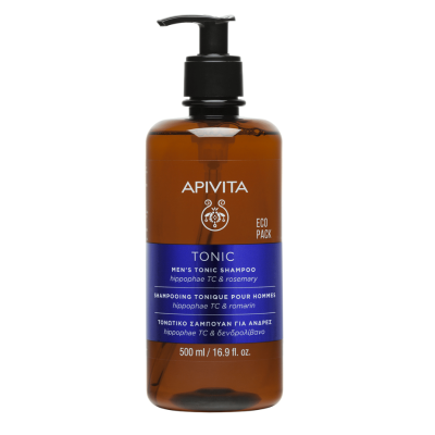 APIVITA Men's Tonic Shampoo Ανδρικό Τονωτικό Σαμπουάν Κατά της Τριχόπτωσης με Ιπποφαές & Δενδρολίβανο 500ml