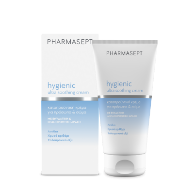 PHARMASEPT Hygienic Ultra Soothing Cream Καταπρυντική Κρέμα για Πρόσωπο και Σώμα με Ενυδατική και Επανορθωτική Δράση 150ml