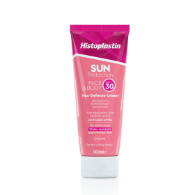 HISTOPLASTIN Sun Protection Face & Body Max Defence Cream Αντηλιακή Κρέμα Προσώπου και Σώματος SPF30 200ml